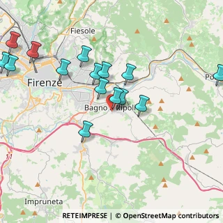 Mappa Via Torta, 50012 Bagno A Ripoli FI, Italia (4.46867)