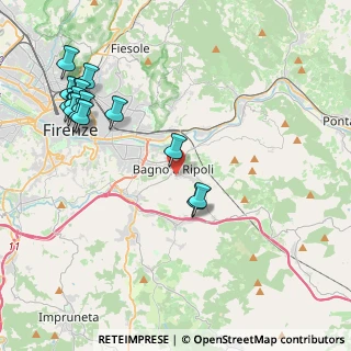 Mappa Via Torta, 50012 Bagno A Ripoli FI, Italia (5.03533)