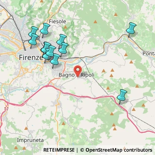 Mappa Via Torta, 50012 Bagno A Ripoli FI, Italia (4.88333)