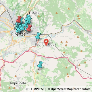 Mappa Via Torta, 50012 Bagno A Ripoli FI, Italia (5.57895)