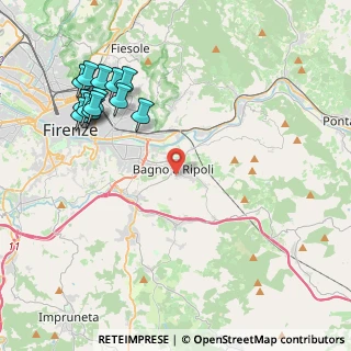 Mappa Via Torta, 50012 Bagno A Ripoli FI, Italia (5.07769)