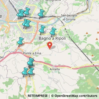 Mappa Via della Pietrosa, 50012 Bagno a Ripoli FI, Italia (2.80615)