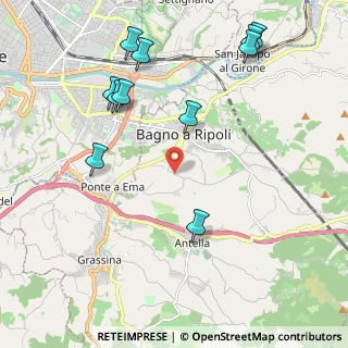 Mappa Via della Pietrosa, 50012 Bagno a Ripoli FI, Italia (2.51636)