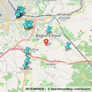 Mappa Via della Pietrosa, 50012 Bagno a Ripoli FI, Italia (3.03471)