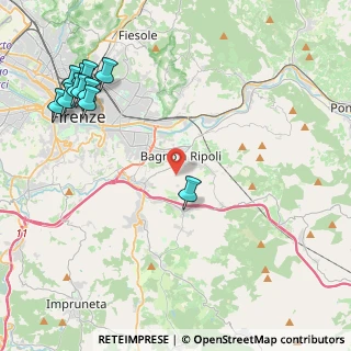 Mappa Via della Pietrosa, 50012 Bagno a Ripoli FI, Italia (5.72091)