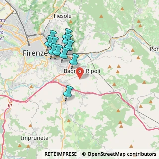 Mappa Via della Pietrosa, 50012 Bagno a Ripoli FI, Italia (3.62)