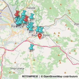 Mappa Via della Pietrosa, 50012 Bagno a Ripoli FI, Italia (4.63778)