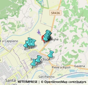 Mappa Via Antonio Pacinotti, 50054 Fucecchio FI, Italia (1.094)