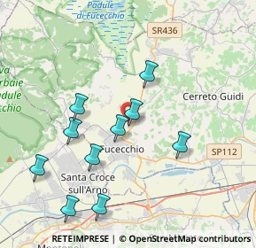 Mappa Via Antonio Pacinotti, 50054 Fucecchio FI, Italia (4.46364)