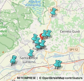 Mappa Via Antonio Pacinotti, 50054 Fucecchio FI, Italia (3.58769)