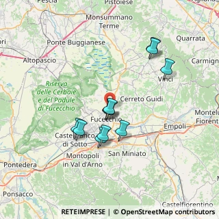 Mappa Via E.Fermi, 50054 Fucecchio FI, Italia (6.3)