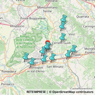 Mappa Via E.Fermi, 50054 Fucecchio FI, Italia (6.74167)