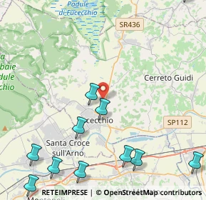 Mappa Via E.Fermi, 50054 Fucecchio FI, Italia (6.68615)