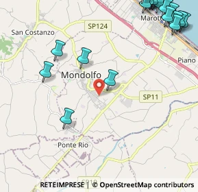 Mappa Viale dello Sport, 61037 Mondolfo PU, Italia (3.39)