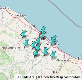Mappa Viale dello Sport, 61037 Mondolfo PU, Italia (10.77357)