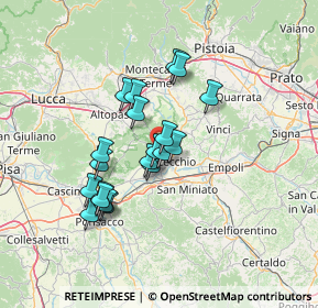 Mappa Via Lombardia, 50054 Fucecchio FI, Italia (11.4605)