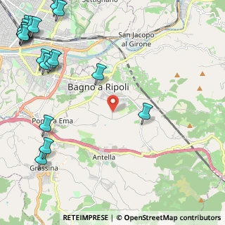 Mappa Via di Baroncelli, 50012 Bagno a Ripoli FI, Italia (3.686)