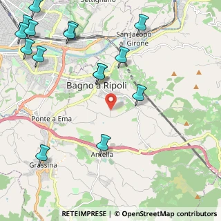 Mappa Via di Baroncelli, 50012 Bagno a Ripoli FI, Italia (3.05267)
