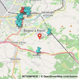 Mappa Via di Baroncelli, 50012 Bagno a Ripoli FI, Italia (2.83467)