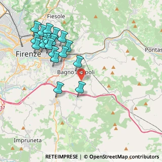 Mappa Via di Baroncelli, 50012 Bagno a Ripoli FI, Italia (4.54)