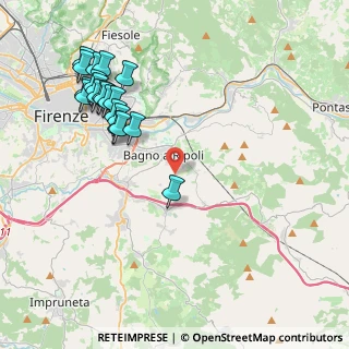 Mappa Via di Baroncelli, 50012 Bagno a Ripoli FI, Italia (4.772)
