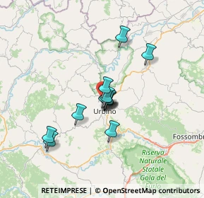 Mappa Via Girolamo Cavazzoni, 61029 Urbino PU, Italia (4.95077)