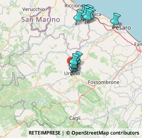 Mappa Via Girolamo Cavazzoni, 61029 Urbino PU, Italia (13.65917)