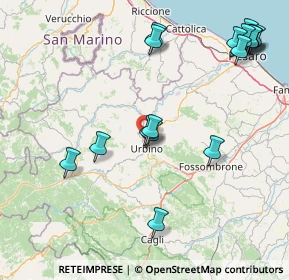 Mappa Via Girolamo Cavazzoni, 61029 Urbino PU, Italia (19.87059)