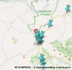 Mappa Via Girolamo Cavazzoni, 61029 Urbino PU, Italia (4.89063)