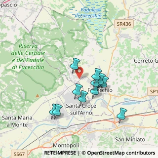Mappa SP Nuova Francesca, 50054 Fucecchio FI, Italia (3.23091)
