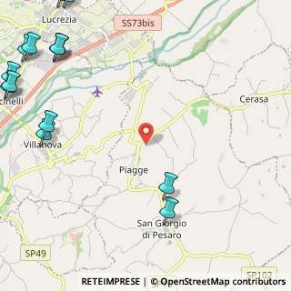 Mappa 61030 Piagge PU, Italia (3.85357)