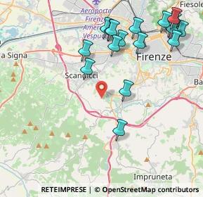Mappa Via di Giogoli, 50124 Firenze FI, Italia (5.04833)