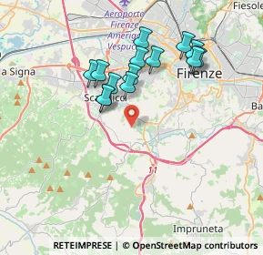 Mappa Via di Giogoli, 50124 Firenze FI, Italia (3.38)