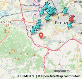 Mappa Via di Giogoli, 50124 Firenze FI, Italia (4.50143)