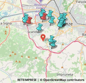 Mappa Via di Giogoli, 50124 Firenze FI, Italia (3.70368)