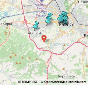 Mappa Via di Giogoli, 50124 Firenze FI, Italia (4.37714)