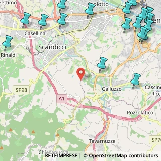 Mappa Via di Giogoli, 50124 Firenze FI, Italia (3.9305)