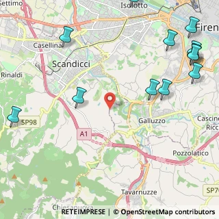 Mappa Via di Giogoli, 50124 Firenze FI, Italia (3.31615)