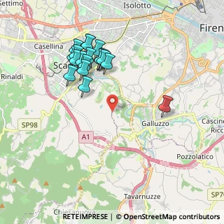 Mappa Via di Giogoli, 50124 Firenze FI, Italia (1.98368)