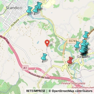 Mappa Via di Giogoli, 50124 Firenze FI, Italia (1.6225)