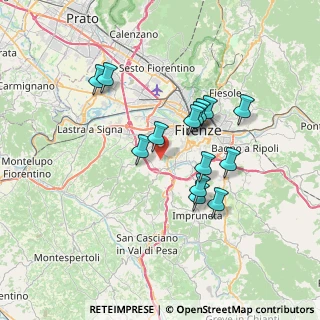 Mappa Via di Giogoli, 50124 Firenze FI, Italia (6.21214)
