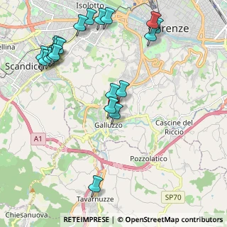 Mappa Via Camillo Barni, 50124 Firenze FI, Italia (2.648)