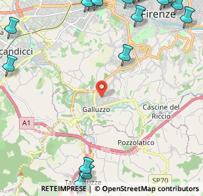 Mappa Via Camillo Barni, 50124 Firenze FI, Italia (3.751)