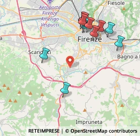 Mappa Via Camillo Barni, 50124 Firenze FI, Italia (4.49455)