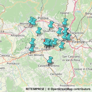 Mappa Via Poggio all'Oglio, 50059 Vinci FI, Italia (11.6445)
