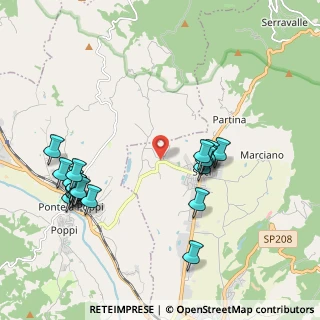 Mappa Via Case Sparse-Soci, 52011 Bibbiena AR, Italia (2.303)