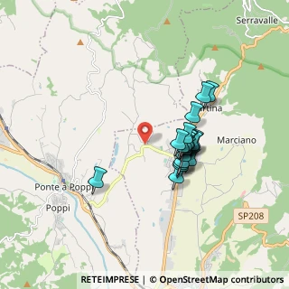Mappa Via Case Sparse-Soci, 52011 Bibbiena AR, Italia (1.4445)