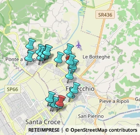 Mappa Via di Burello, 50054 Fucecchio FI, Italia (1.741)