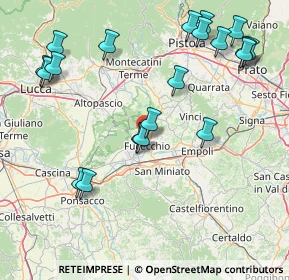 Mappa Via di Burello, 50054 Fucecchio FI, Italia (19.7525)