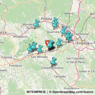 Mappa Via Dianella, 50059 Vinci FI, Italia (9.611)